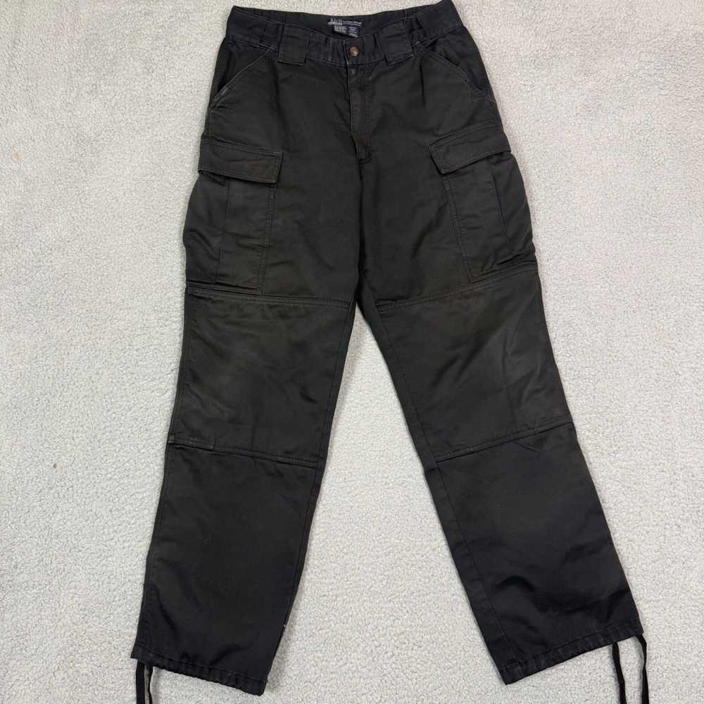 5.11 Tactical Series Mens Black Cargo Pants Style 74004 31-35 Regular